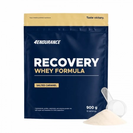4Endurance - Recovery Whey Formula - Salted Caramel - 900 g 4Endurance - Recovery Whey Formula - Salted Caramel - 900 g