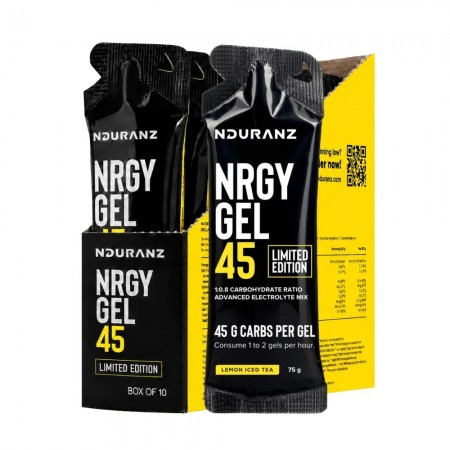Gel energizant Nduranz Nrgy Gel 45 Lemon Iced Tea