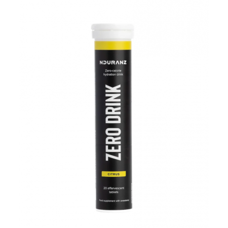 Tablete Efervescente Nduranz - Zero Drink - 20 tabs - Citrus