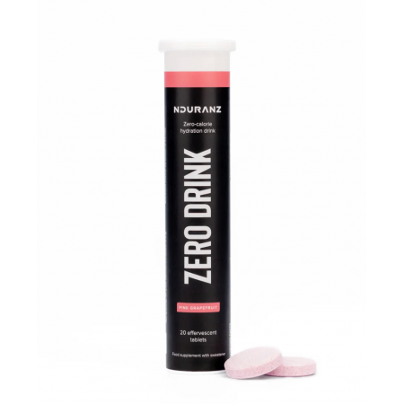 Tablete Efervescente Nduranz - Zero Drink - 20 tabs - Pink Grapefruit