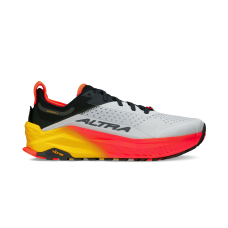 Pantofi alergare trail barbati Altra Olympus 6 Gray/Red FW'25