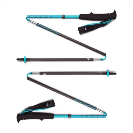 Black Diamond Bete de alergare/trekking de Dama Distance Carbon Z Poles Dark Patina