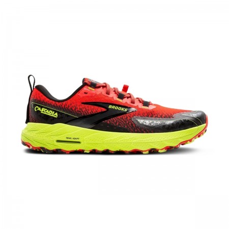 Pantofi alergare trail barbati Brooks Cascadia 18 Red FW'24