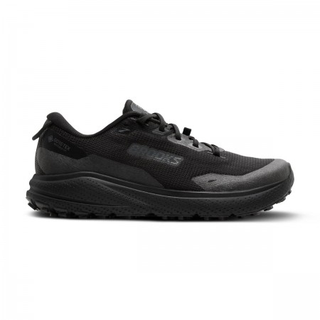Pantofi alergare trail dama cu membrana impermeabila Brooks Divide 6 Gore-Tex Black FW'25