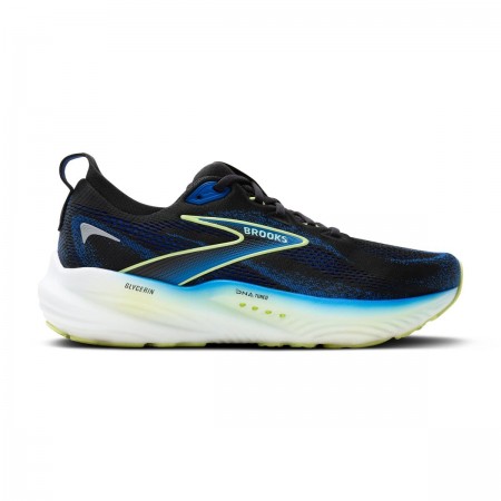 Pantofi alergare barbati Brooks Glycerin 22 Black/Blue SS'25