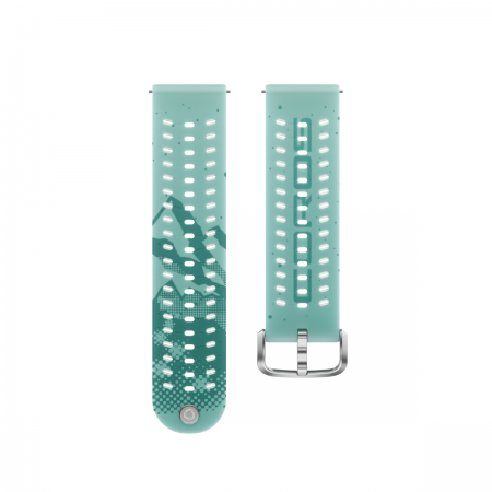 Curea Ceas COROS 24mm Night Climber Silicone Band-Teal pentru APEX 4 46mm / Nomad