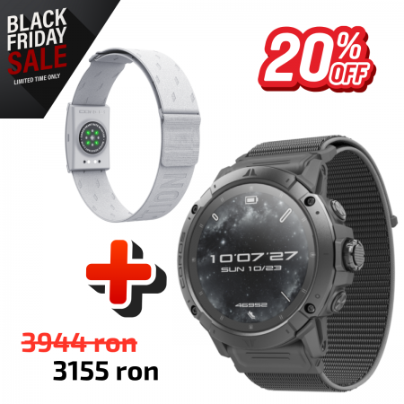 COROS Bundle VERTIX 2S Space + Centura de puls COROS