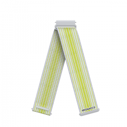 Curea Ceas COROS Pace 4 22mm Nylon Band - White pentru PACE 3, PACE 4, PACE Pro, APEX 4 42mm, APEX Pro, APEX 2 Pro, APEX 46mm
