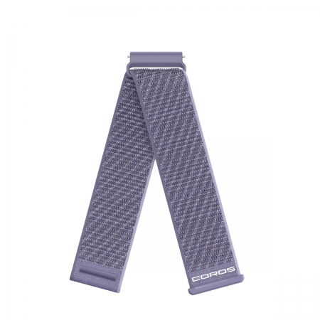 Curea Ceas COROS APEX 4 Nylon Band 24mm Lavender pentru APEX 4 46mm / Nomad