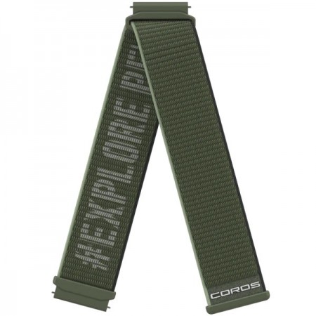 Curea Ceas COROS 22mm Nylon Band - Green pentru APEX 2 Pro / APEX Pro / APEX 46mm