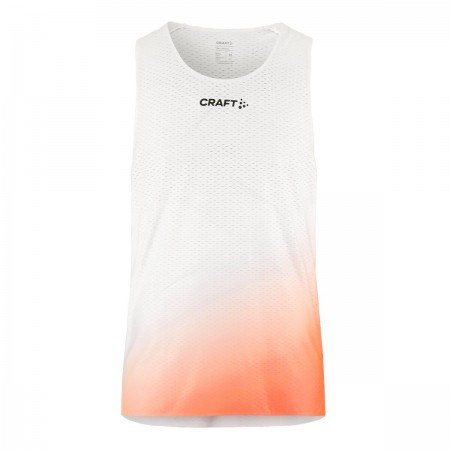 Maiou alergare barbati CRAFT RACE DAY SINGLET White
