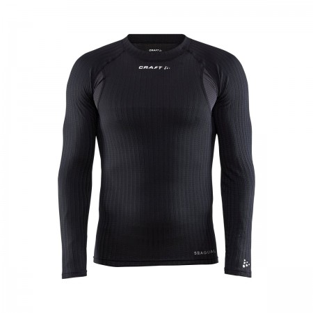 Bluza tehnica alergare barbati CRAFT Active Extreme X CN LS Black Bluza tehnica alergare barbati CRAFT Active Extreme X CN LS Black