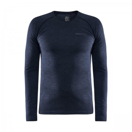 Bluza tehnica alergare barbati CRAFT CORE DRY ACTIVE COMFORT LS Indigo