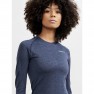 Bluza tehnica alergare dama CRAFT CORE DRY ACTIVE COMFORT LS Indigo Bluza tehnica alergare dama CRAFT CORE DRY ACTIVE COMFORT LS Indigo