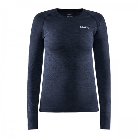 Bluza tehnica alergare dama CRAFT CORE DRY ACTIVE COMFORT LS Indigo Bluza tehnica alergare dama CRAFT CORE DRY ACTIVE COMFORT LS Indigo
