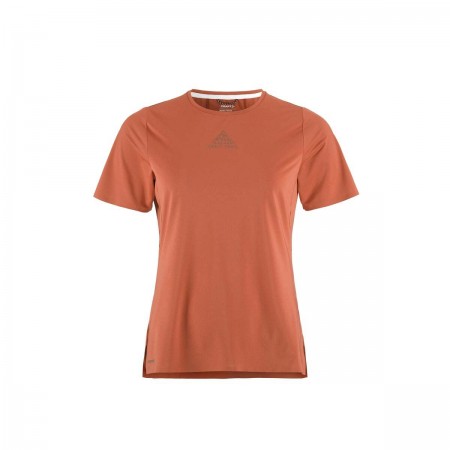 Tricou alergare dama CRAFT PRO TRAIL SS TEE Red