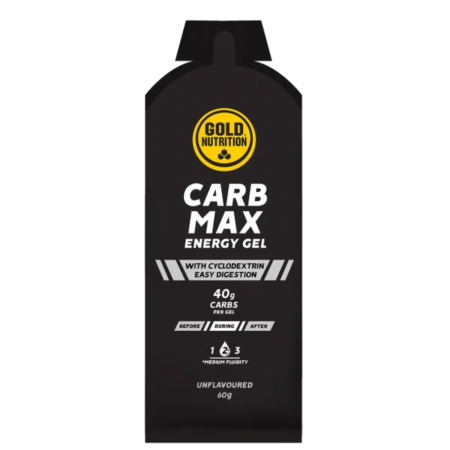 Gel energizant GoldNutrition Carb Max Boost fara aroma 60g