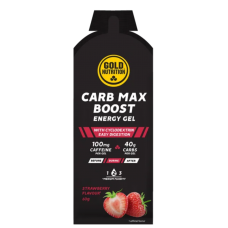 Gel energizant GoldNutrition Carb Max Boost cu capsuni 60g