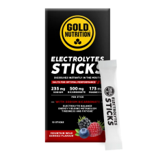 GoldNutrition Electroliti cu fructe de padure Electrolytes,  10 plicuri