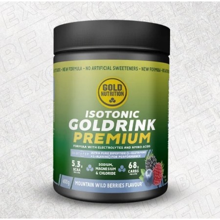 Izotonic GoldNutrition cu aminoacizi Goldrink Premium fructe de padure 600 g
