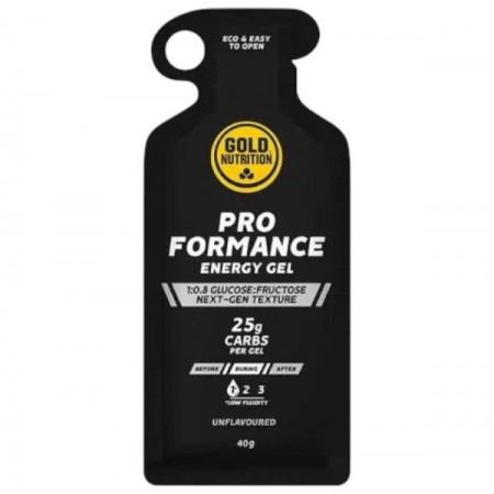 Gel energizant GoldNutrition Pro Formance, fara aroma 40G