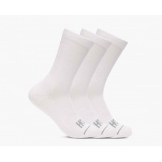 Sosete alergare HOKA Crew Run Sock 3-Pack WHTWH FW'25