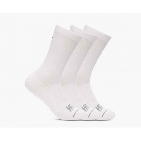 Sosete alergare HOKA Crew Run Sock 3-Pack WHTWH FW'25