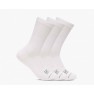Sosete alergare HOKA Crew Run Sock 3-Pack WHTWH FW'25