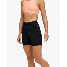 Sort alergare dama HOKA Novafly 6'' Knit Short BLK FW'26