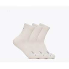 Sosete alergare HOKA U'S Quarter Run Sock 3-Pack, WHTWH FW'26