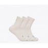 Sosete alergare HOKA U'S Quarter Run Sock 3-Pack, WHTWH FW'26 Sosete alergare HOKA U'S Quarter Run Sock 3-Pack, WHTWH FW'26