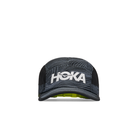 Sapca alergare HOKA Run Hat CLF PRT, BLCKW FW'26