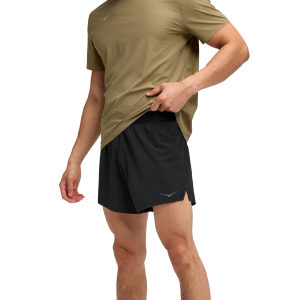 Sort alergare barbati HOKA Glide 5'' Short w/ Brief, BLK FW'25