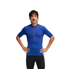 Tricou alergare barbati HOKA Skybreeze Short Sleeve Zip ULT FW'25
