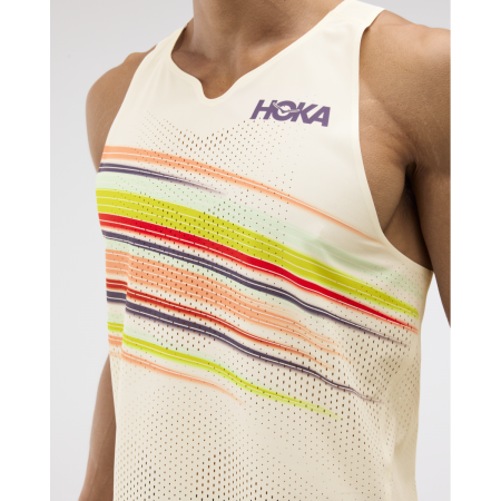 Maiou alergare barbati HOKA Race Day Singlet, AFLR SS'26