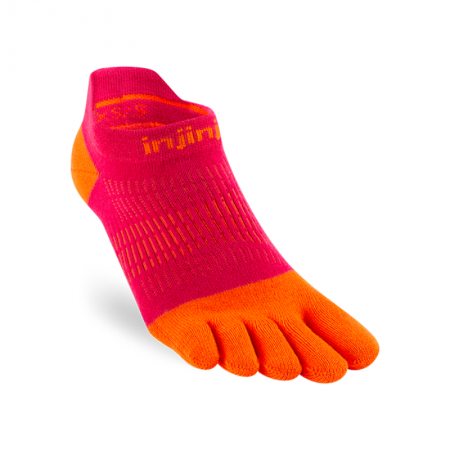 Sosete alergare dama Injinji Performance Run 2.0 LW No-Show Chili
