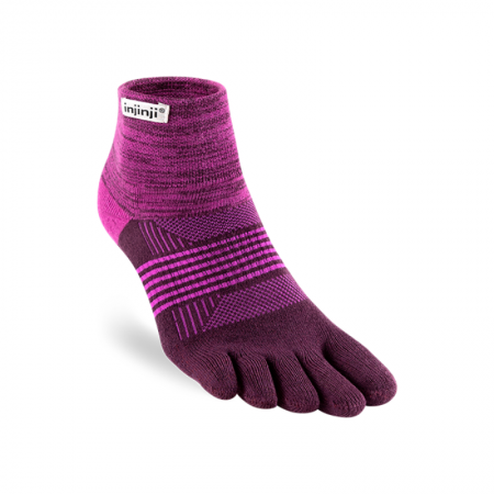 Sosete alergare trail dama Injinji  MW Mini-crew Violet