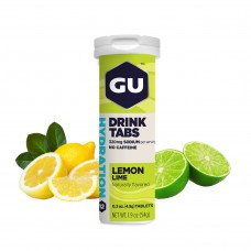 Tablete izotonice efervescente GU Hydration Drink Tabs, Lemon Lime