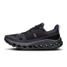 Pantofi alergare trail Dama On Cloudsurfer Trail WP Black | Eclipse FW24