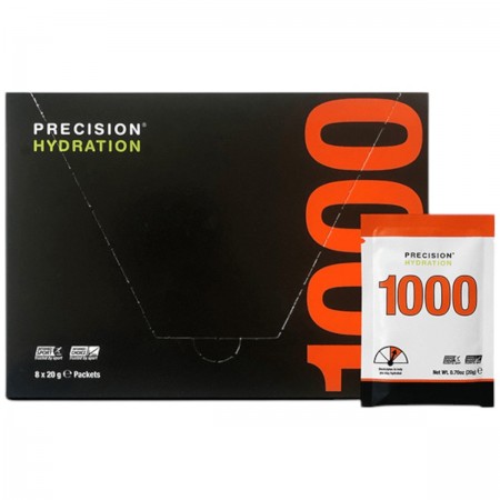 Cutie 8 plicuri Precision Fuel Mix pentru bautura cu electroliti 8x20g, PH 1000