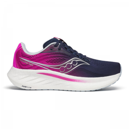Pantofi alergare dama Saucony Ride 18 Navy/Fuchsia SS'25