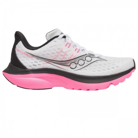 Pantofi alergare dama Saucony Kinvara 16 White/Pink FW'25