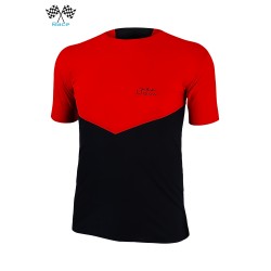 Tricou alergare barbati UGLOW RACE SPEED AERO Red Black