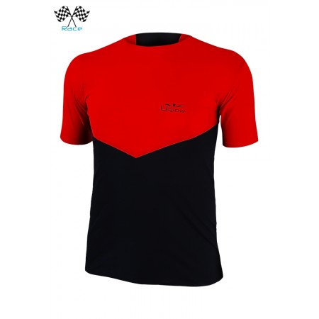 Tricou alergare barbati UGLOW RACE SPEED AERO Red Black