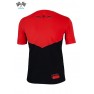 Tricou alergare barbati UGLOW RACE SPEED AERO Red Black