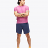 Tricou alergare barbati HOKA Airolite Run Short Sleeve Beet Root