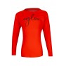 Bluza alergare barbati UGLOW LONG SLEEVES RAGLAN TANGERINE C1'22