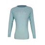 Bluza alergare dama UGLOW LONG SLEEVES RAGLAN AQUA C1'22