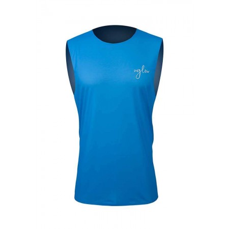 Maiou alergare barbati UGLOW Super Mesh Tank Top Blue SS'26 Maiou alergare barbati UGLOW Super Mesh Tank Top Blue SS'26