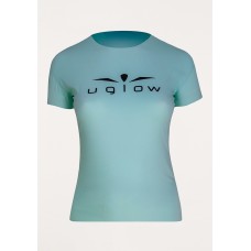 Tricou alergare dama UGLOW TEE SUPER LIGHT AQUA SS'26